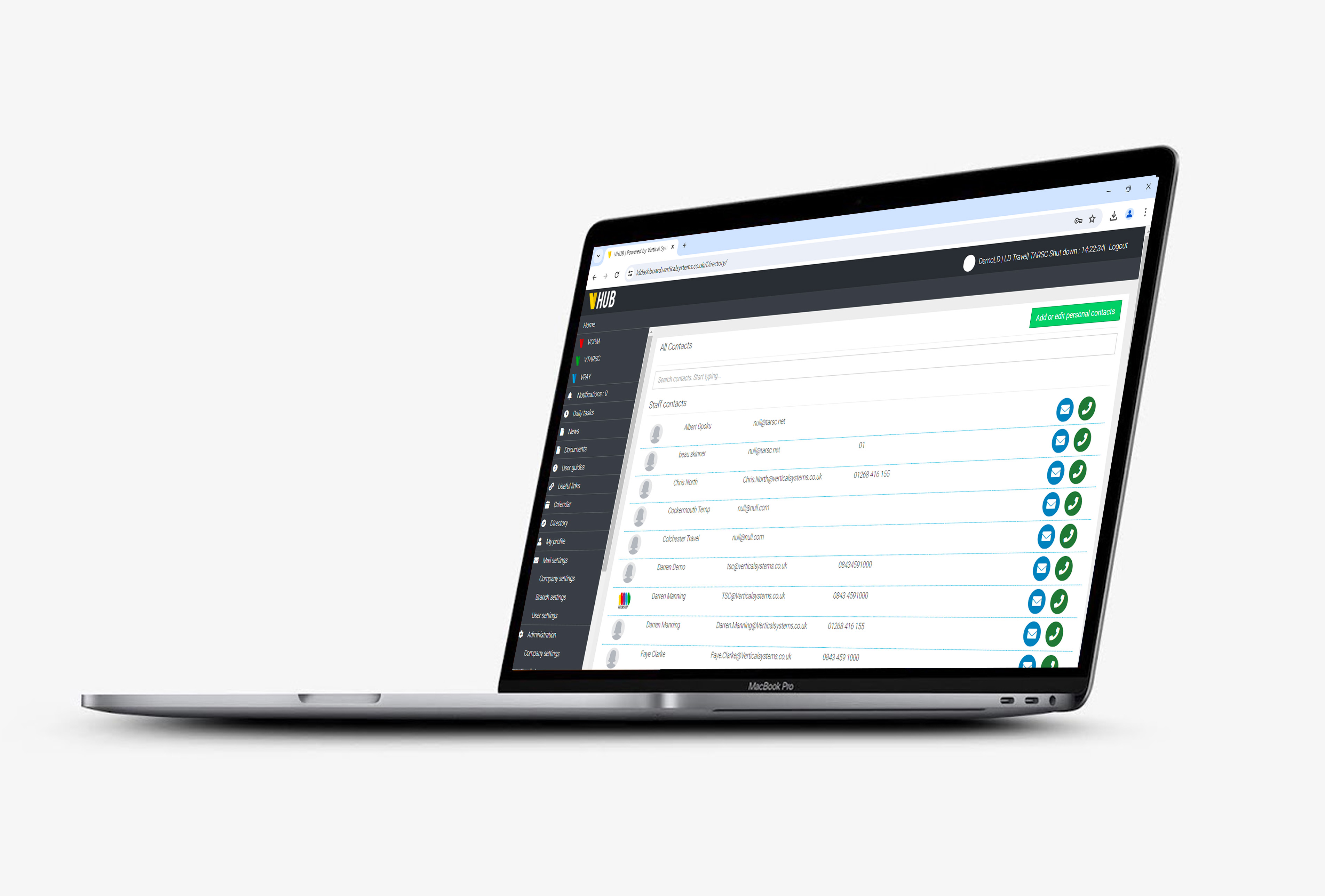 VHUB Screenshot